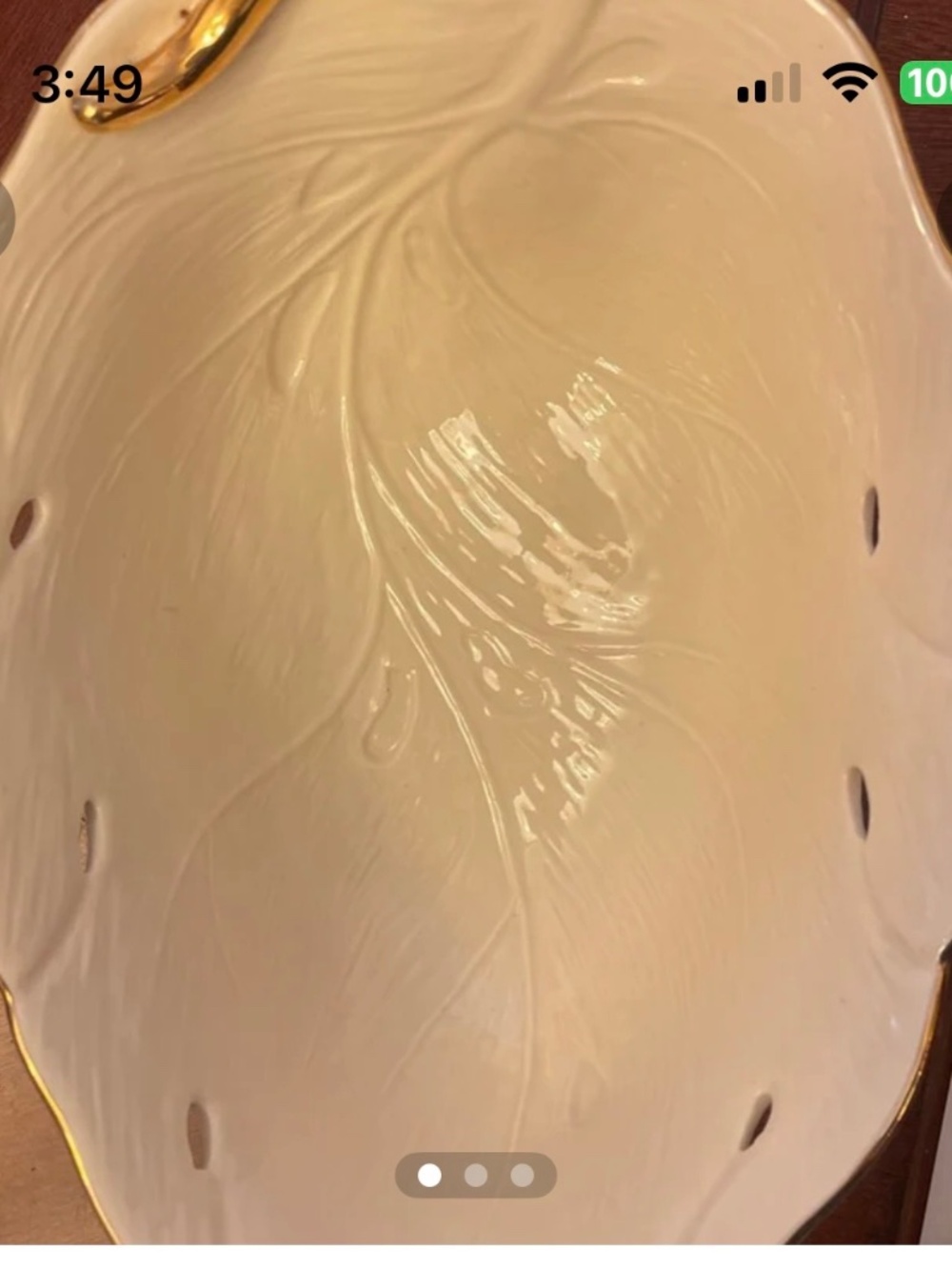 Lenox Leaf Candy dish
